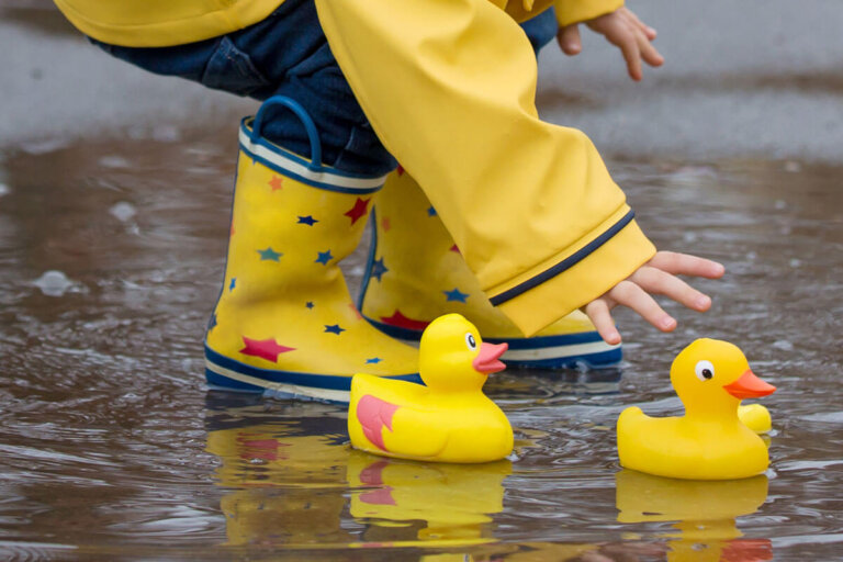 botte en caoutchouc pour enfants