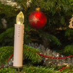 bougies de noël sans fil