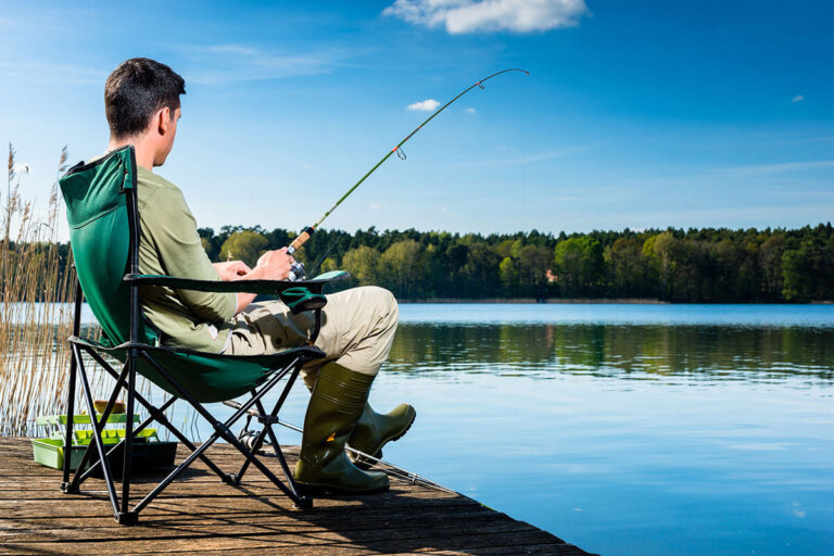 chaise de pêche