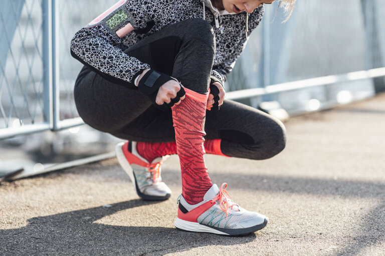 chaussettes de course