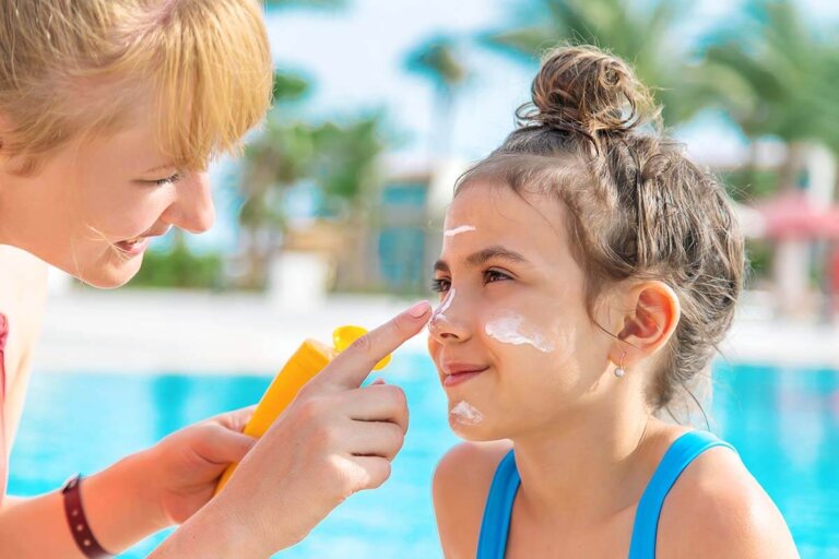 crème solaire pour le visage