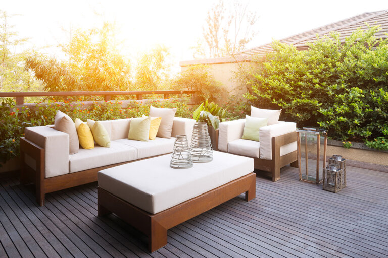 ensemble de mobilier de jardin