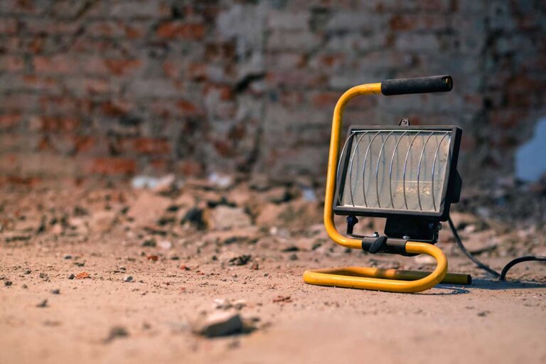 projecteur de chantier