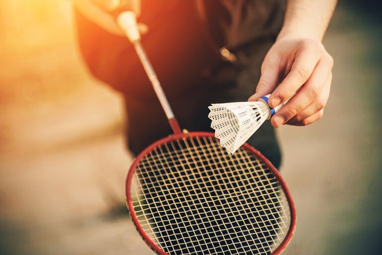 raquette de badminton