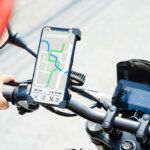 support téléphone vélo