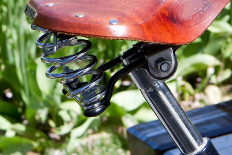 tige de selle à ressort