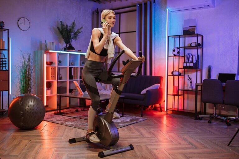 vélo d'appartement pliable
